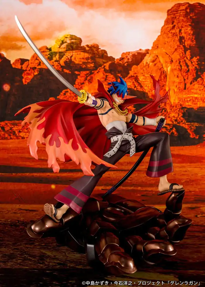 Tengen Toppa Gurren Lagann PVC Kip Kamina & Gurren 27 cm fotografija izdelka
