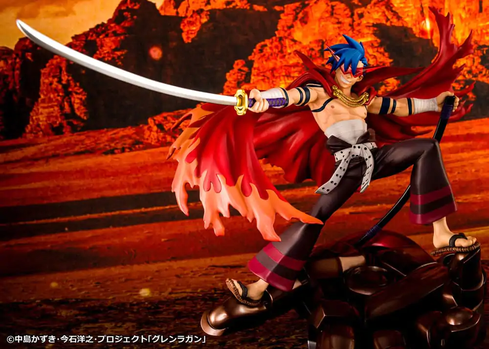 Tengen Toppa Gurren Lagann PVC Kip Kamina & Gurren 27 cm fotografija izdelka