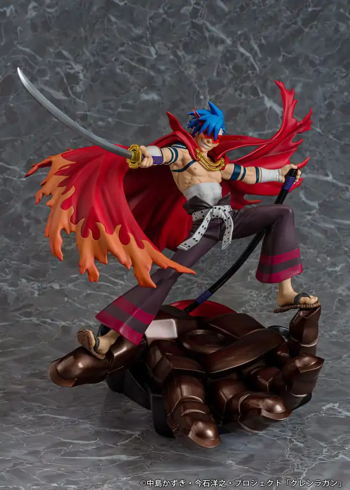 Tengen Toppa Gurren Lagann PVC Kip Kamina & Gurren 27 cm fotografija izdelka