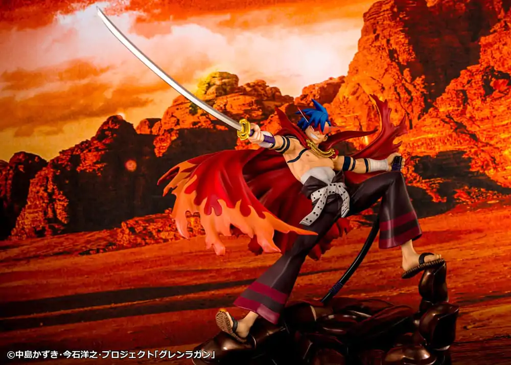 Tengen Toppa Gurren Lagann PVC Kip Kamina & Gurren 27 cm fotografija izdelka