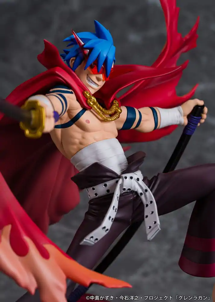 Tengen Toppa Gurren Lagann PVC Kip Kamina & Gurren 27 cm fotografija izdelka