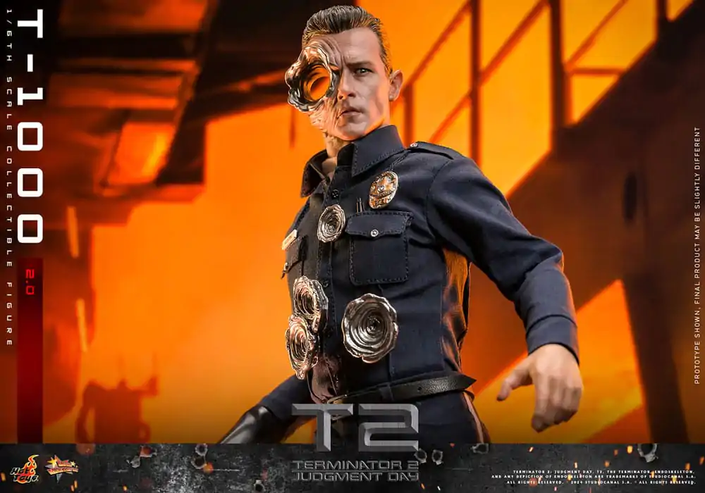 Terminator 2 Movie Masterpiece akcijska figura 1/6 T-1000 (2.0) 31 cm fotografija izdelka