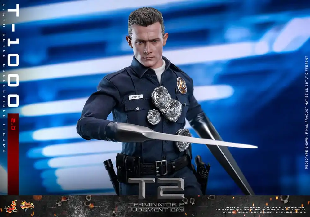 Terminator 2 Movie Masterpiece akcijska figura 1/6 T-1000 (2.0) 31 cm fotografija izdelka