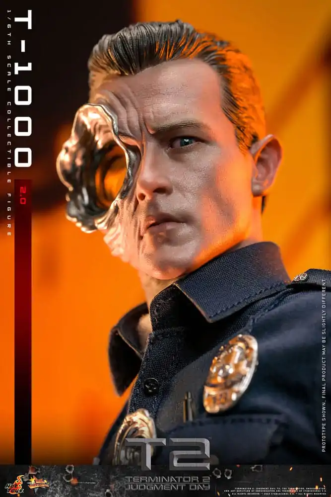 Terminator 2 Movie Masterpiece akcijska figura 1/6 T-1000 (2.0) 31 cm fotografija izdelka