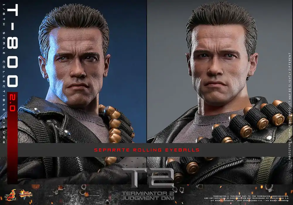 Terminator 2 Movie Masterpiece akcijska figura 1/6 T-800 2.0 32 cm fotografija izdelka