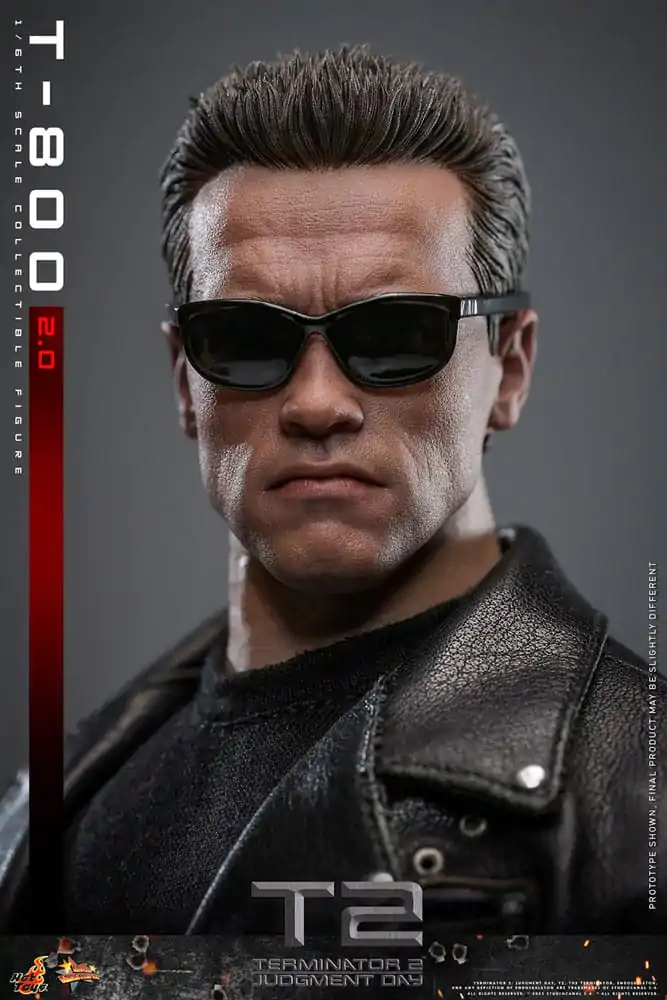 Terminator 2 Movie Masterpiece akcijska figura 1/6 T-800 2.0 32 cm fotografija izdelka