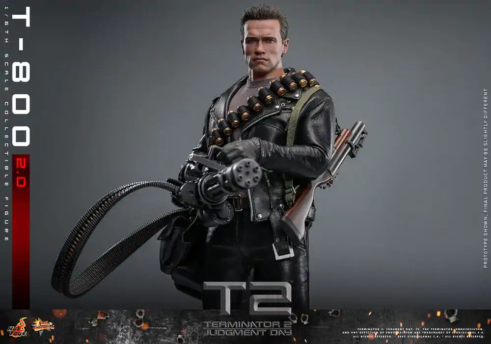 Terminator 2 Movie Masterpiece akcijska figura 1/6 T-800 2.0 32 cm fotografija izdelka