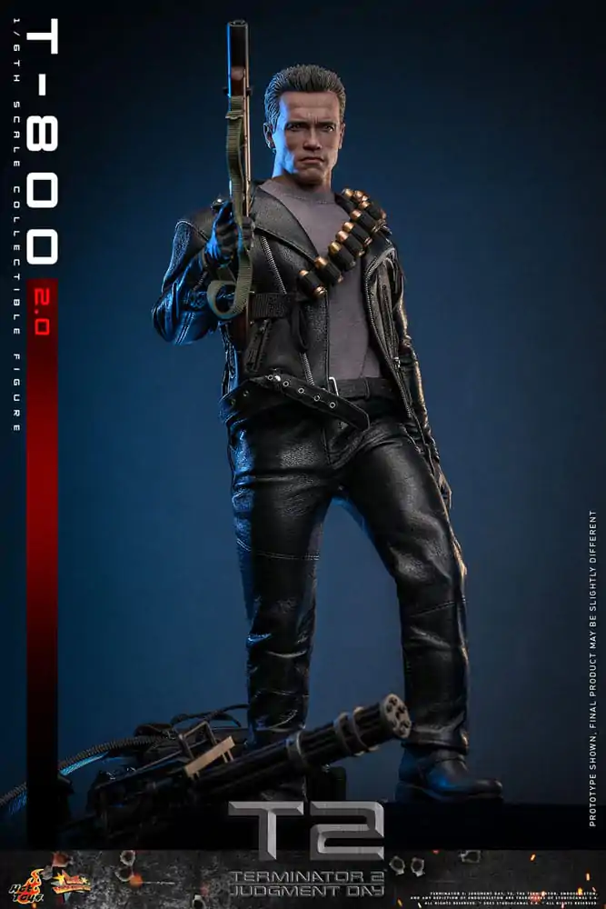 Terminator 2 Movie Masterpiece akcijska figura 1/6 T-800 2.0 32 cm fotografija izdelka