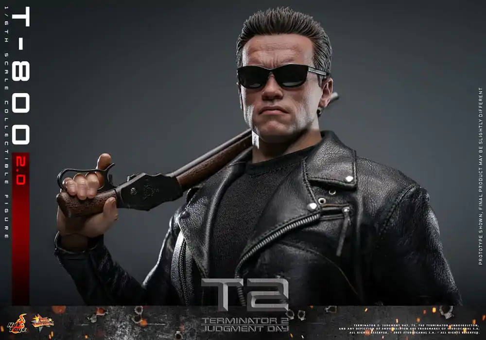 Terminator 2 Movie Masterpiece akcijska figura 1/6 T-800 2.0 32 cm fotografija izdelka