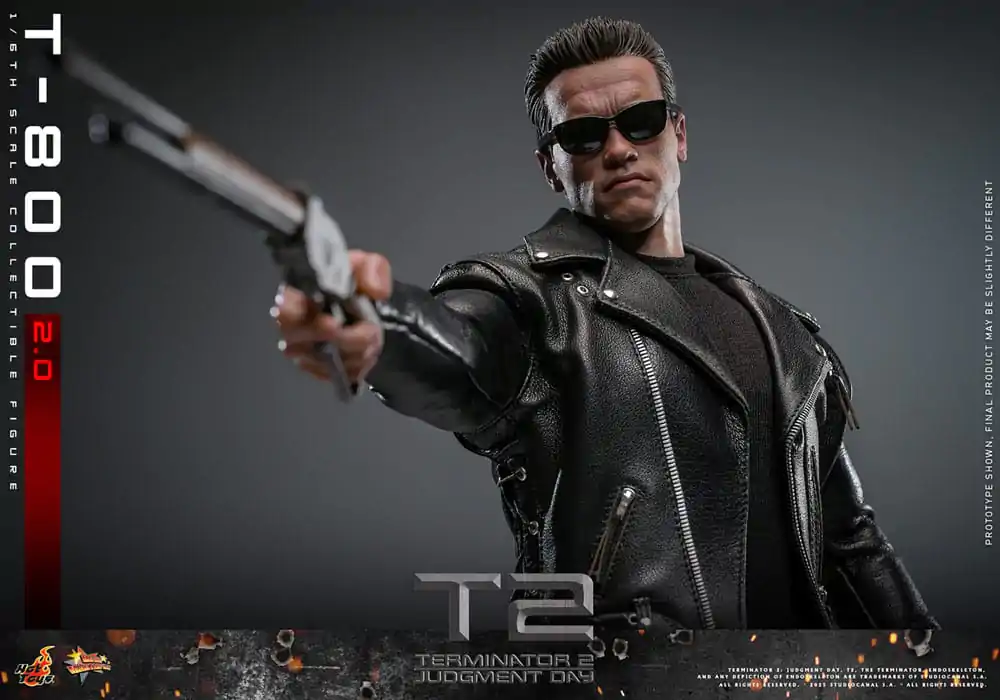 Terminator 2 Movie Masterpiece akcijska figura 1/6 T-800 2.0 32 cm fotografija izdelka