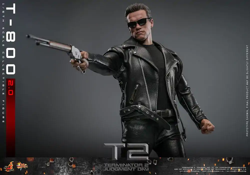 Terminator 2 Movie Masterpiece akcijska figura 1/6 T-800 2.0 32 cm fotografija izdelka