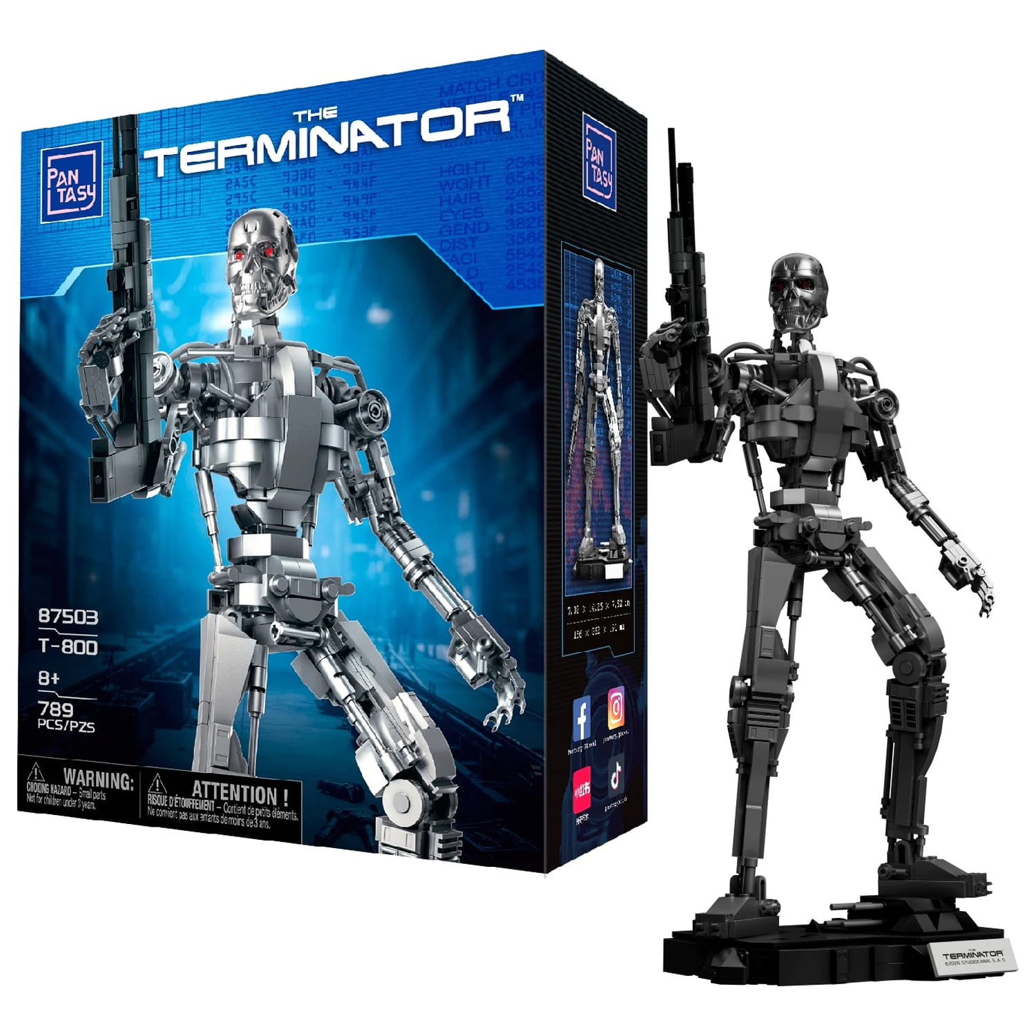 Terminator T-800 Kocke 789 kosov fotografija izdelka