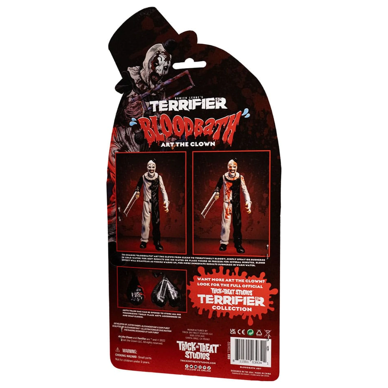Terrifier akcijska figura Art the Clown 13 cm fotografija izdelka
