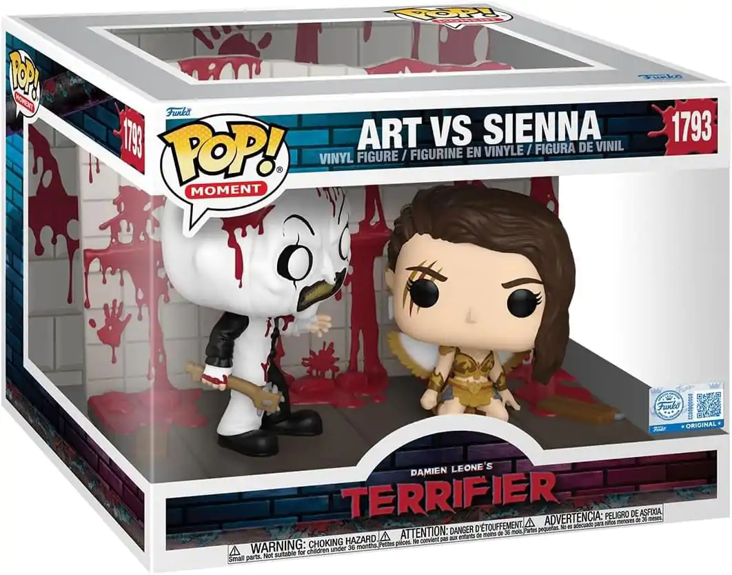 Terrifier 2 Funko POP Moments Vinilne figurice Art vs Sienna 9 cm fotografija izdelka