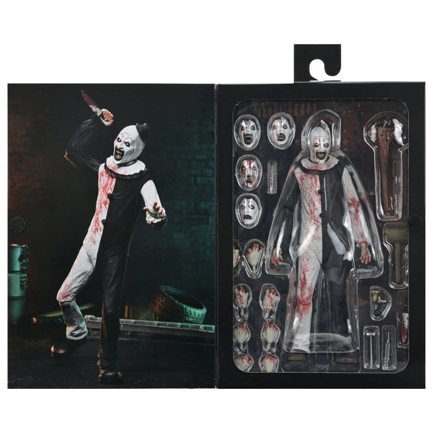 Terrifier 2 Ultimate Akcijska figura Art the Clown (Krvavo poškropljen) 18 cm fotografija izdelka