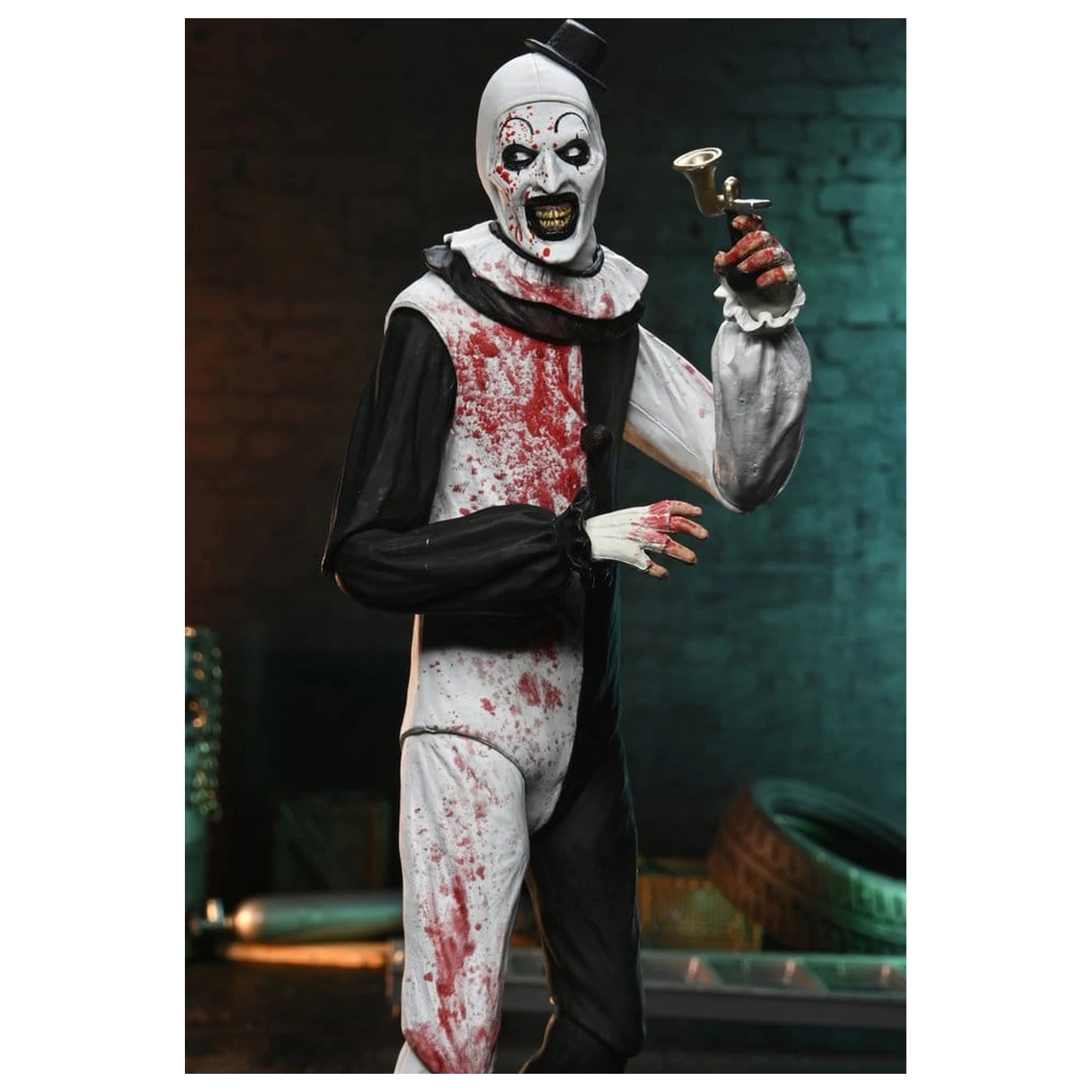 Terrifier 2 Ultimate Akcijska figura Art the Clown (Krvavo poškropljen) 18 cm fotografija izdelka