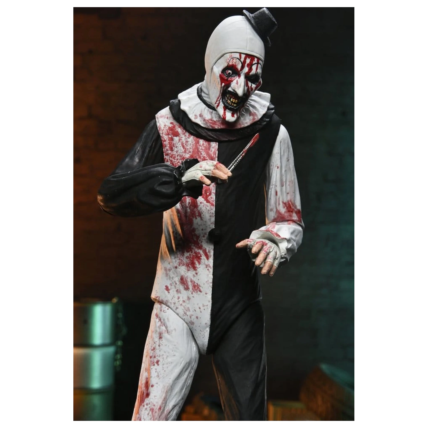 Terrifier 2 Ultimate Akcijska figura Art the Clown (Krvavo poškropljen) 18 cm fotografija izdelka