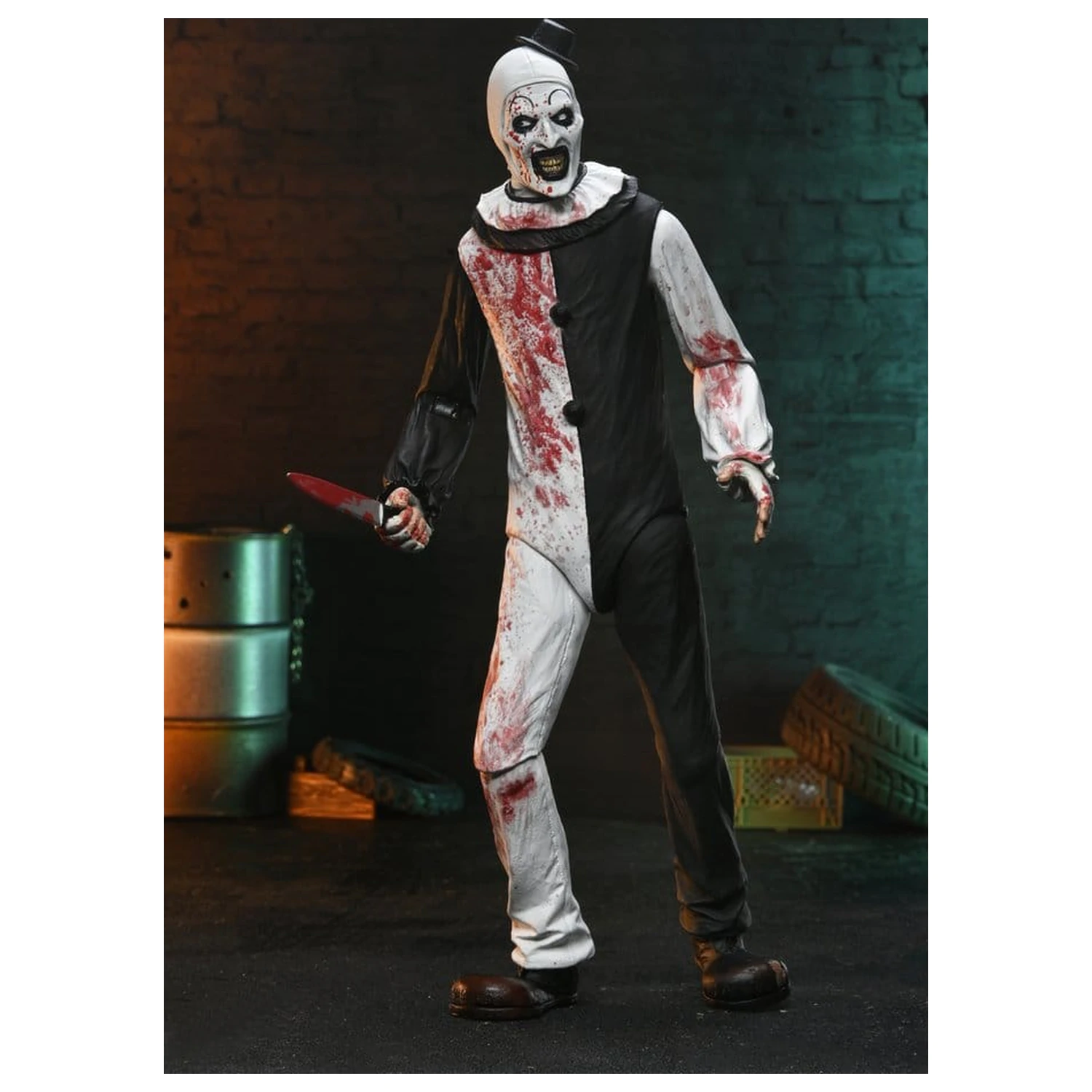 Terrifier 2 Ultimate Akcijska figura Art the Clown (Krvavo poškropljen) 18 cm fotografija izdelka