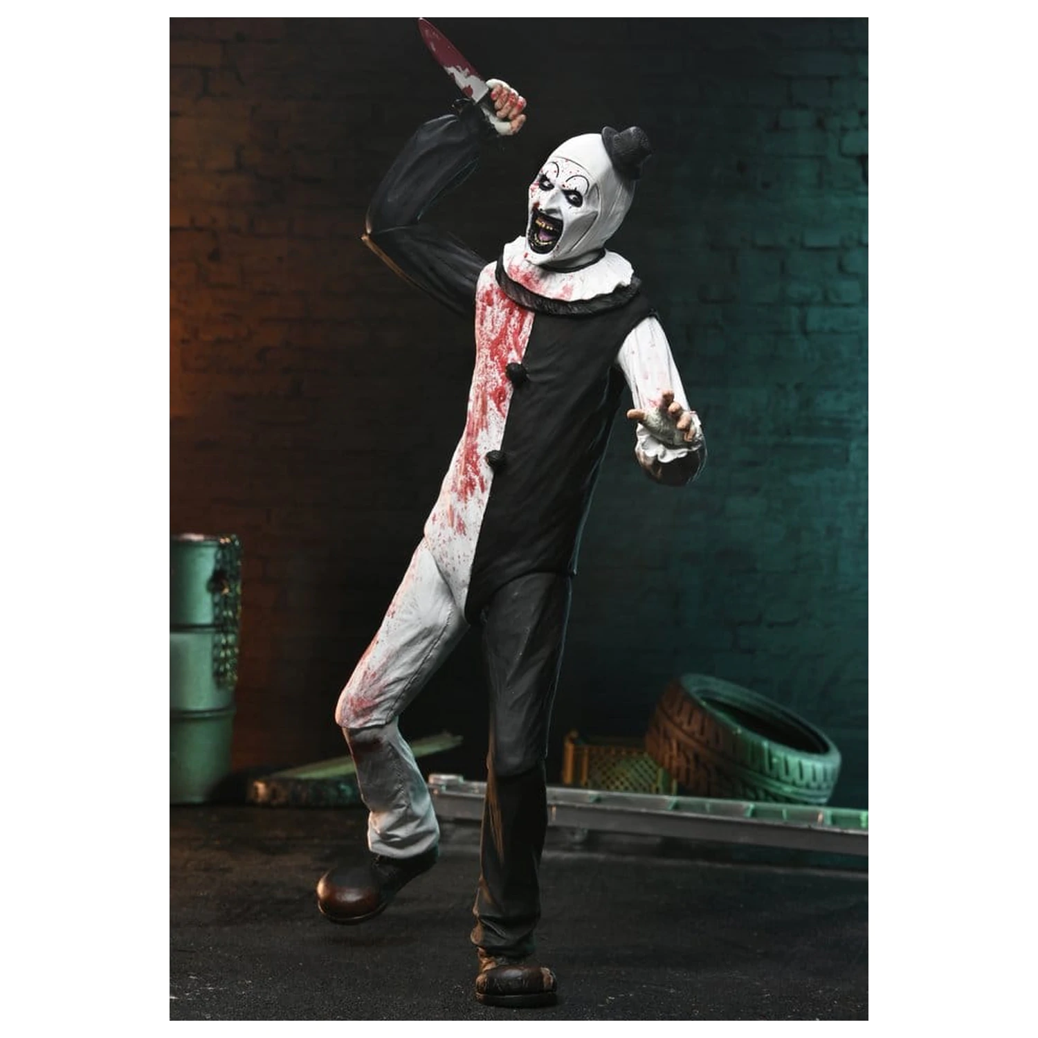 Terrifier 2 Ultimate Akcijska figura Art the Clown (Krvavo poškropljen) 18 cm fotografija izdelka