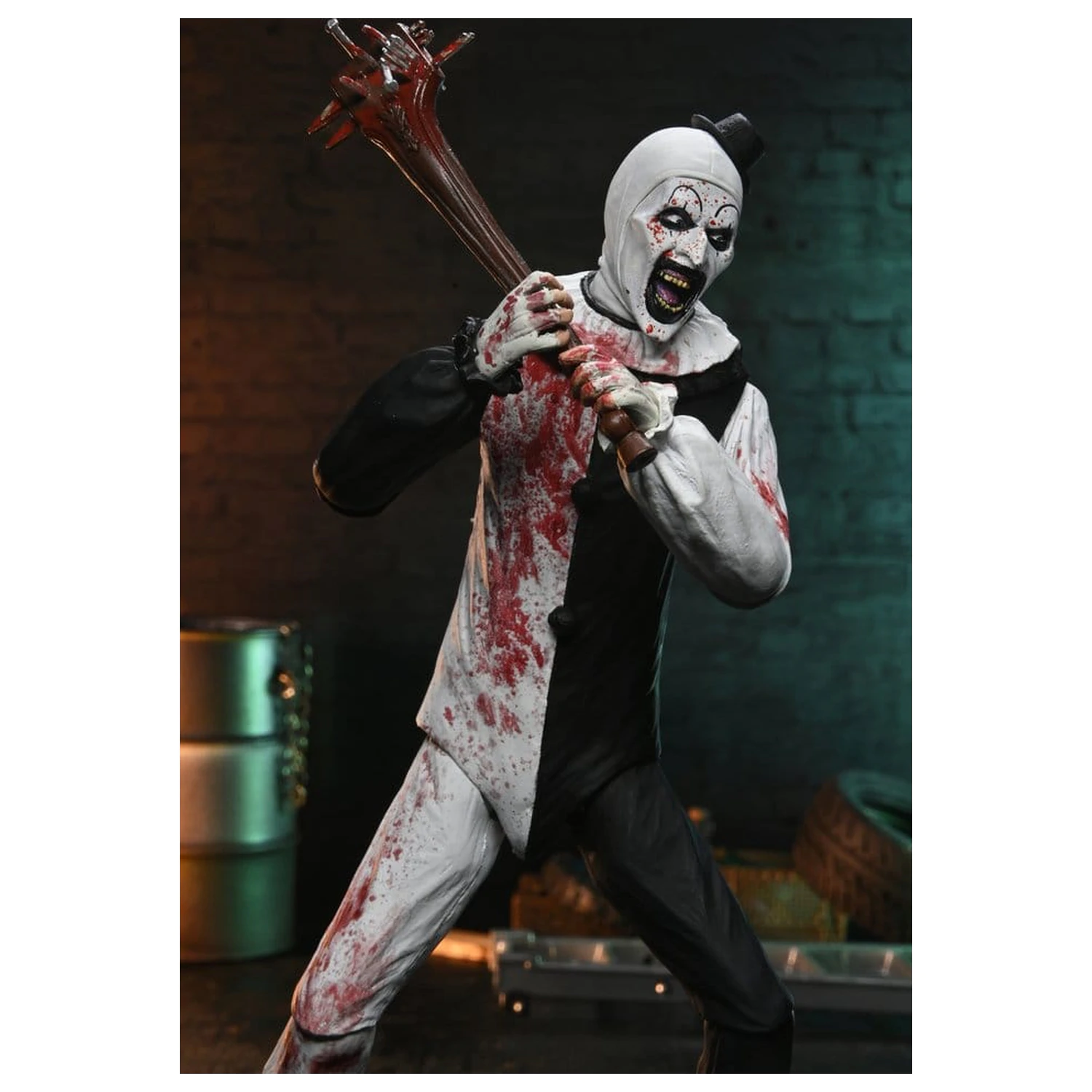 Terrifier 2 Ultimate Akcijska figura Art the Clown (Krvavo poškropljen) 18 cm fotografija izdelka