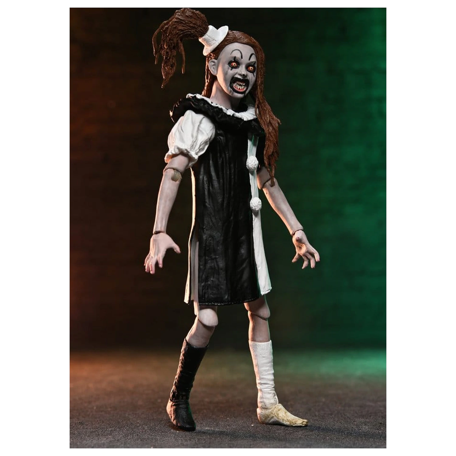 Terrifier 2 Dvojni paket akcijskih figur Ultimate Art the Clown & Little Pale Girl 18 cm fotografija izdelka