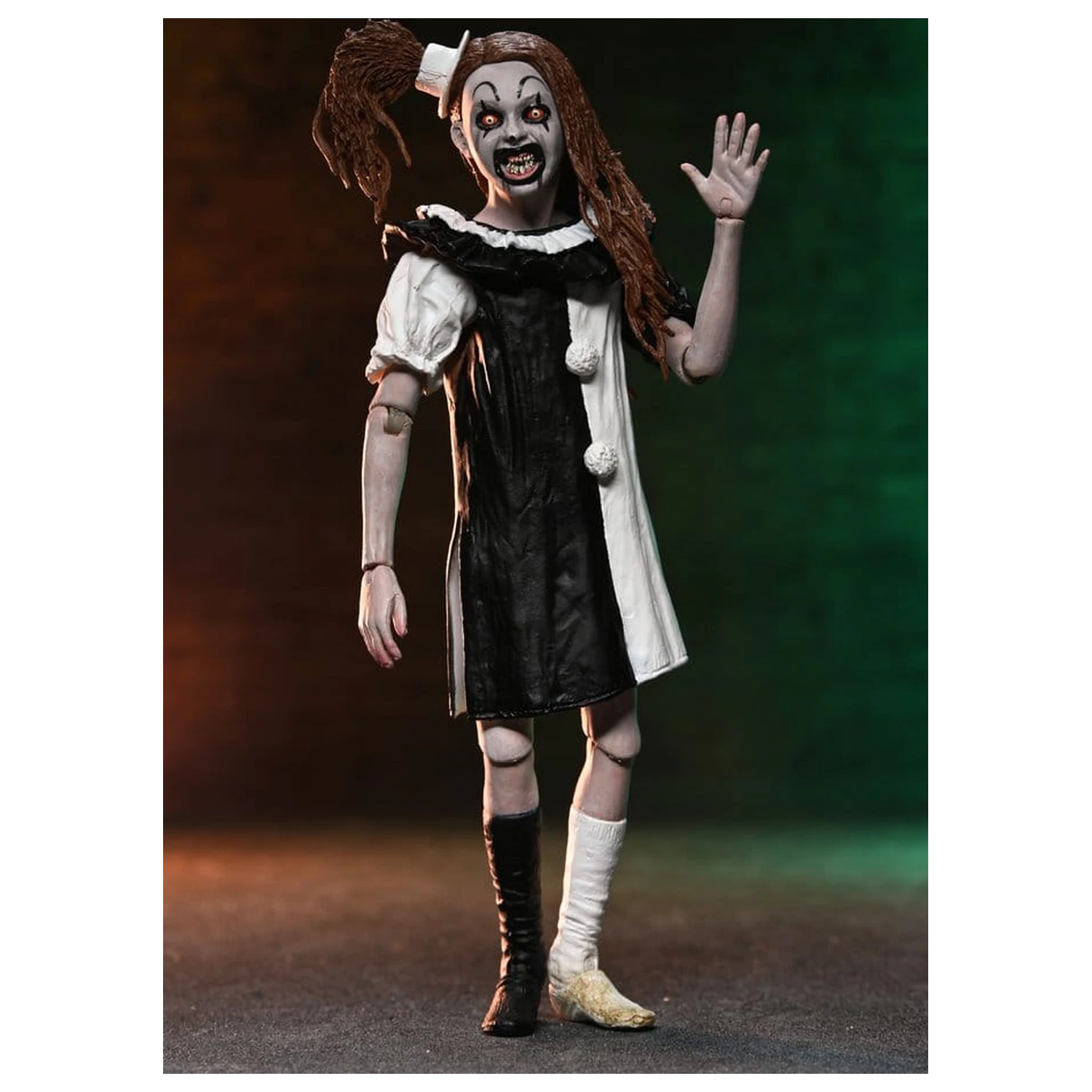 Terrifier 2 Dvojni paket akcijskih figur Ultimate Art the Clown & Little Pale Girl 18 cm fotografija izdelka