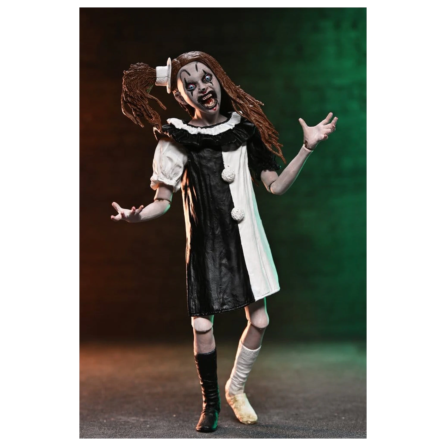 Terrifier 2 Dvojni paket akcijskih figur Ultimate Art the Clown & Little Pale Girl 18 cm fotografija izdelka