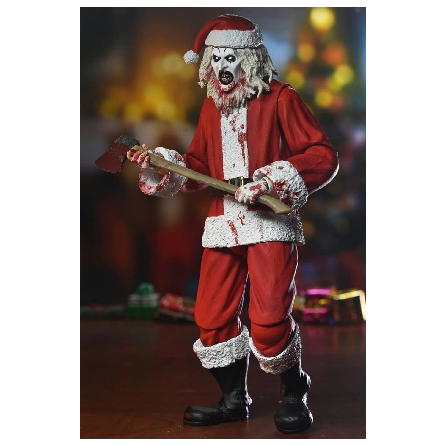 Terrifier 3 Action Figure Ultimate Santa Suit Art the Clown (Bloody Version) 18 centimetrov fotografija izdelka