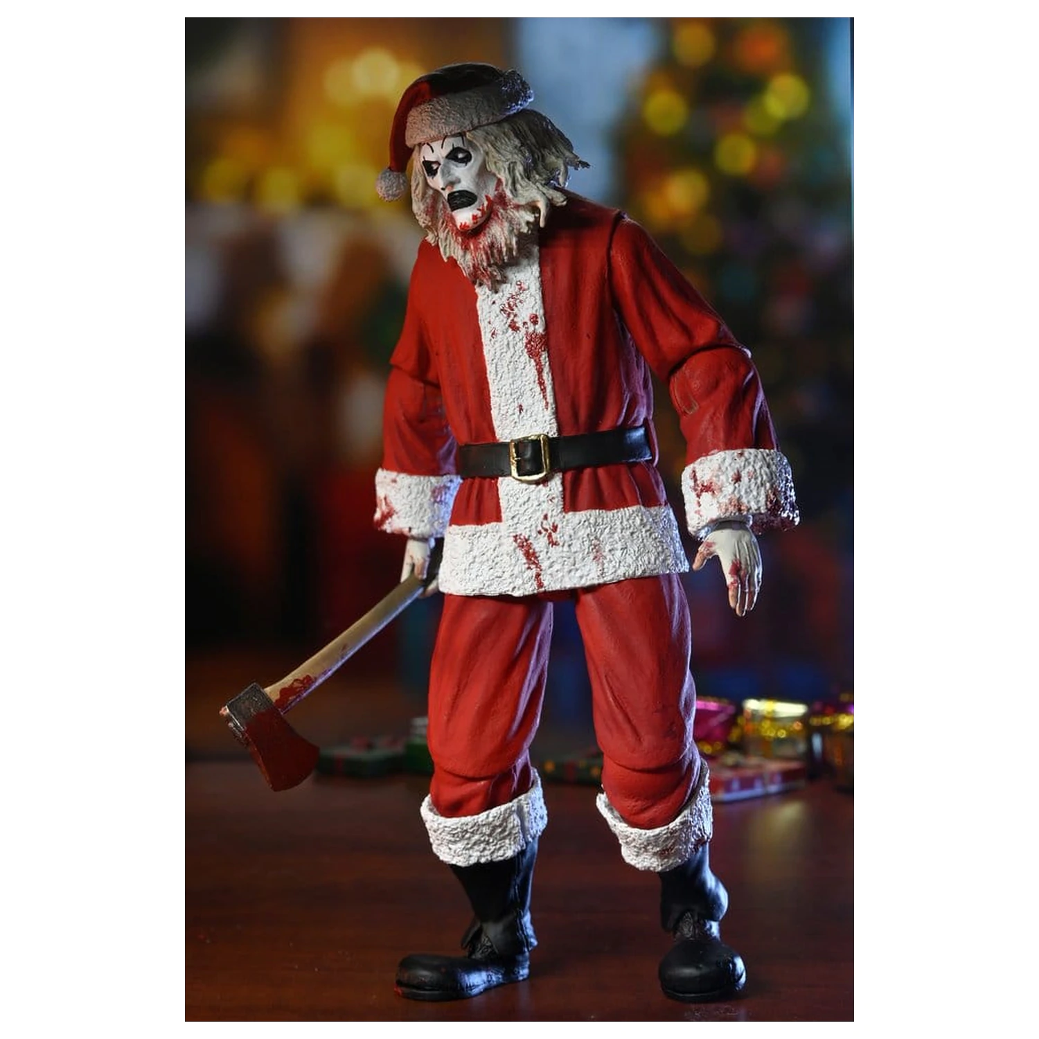Terrifier 3 Action Figure Ultimate Santa Suit Art the Clown (Bloody Version) 18 centimetrov fotografija izdelka