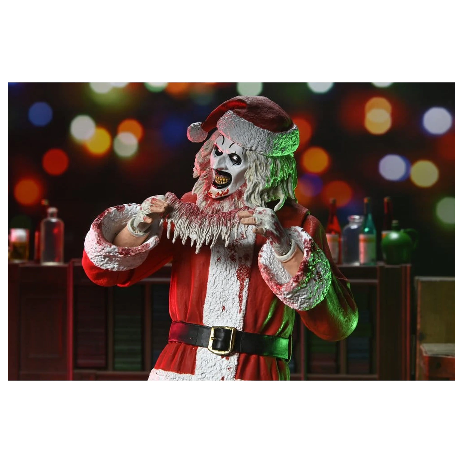 Terrifier 3 Action Figure Ultimate Santa Suit Art the Clown (Bloody Version) 18 centimetrov fotografija izdelka
