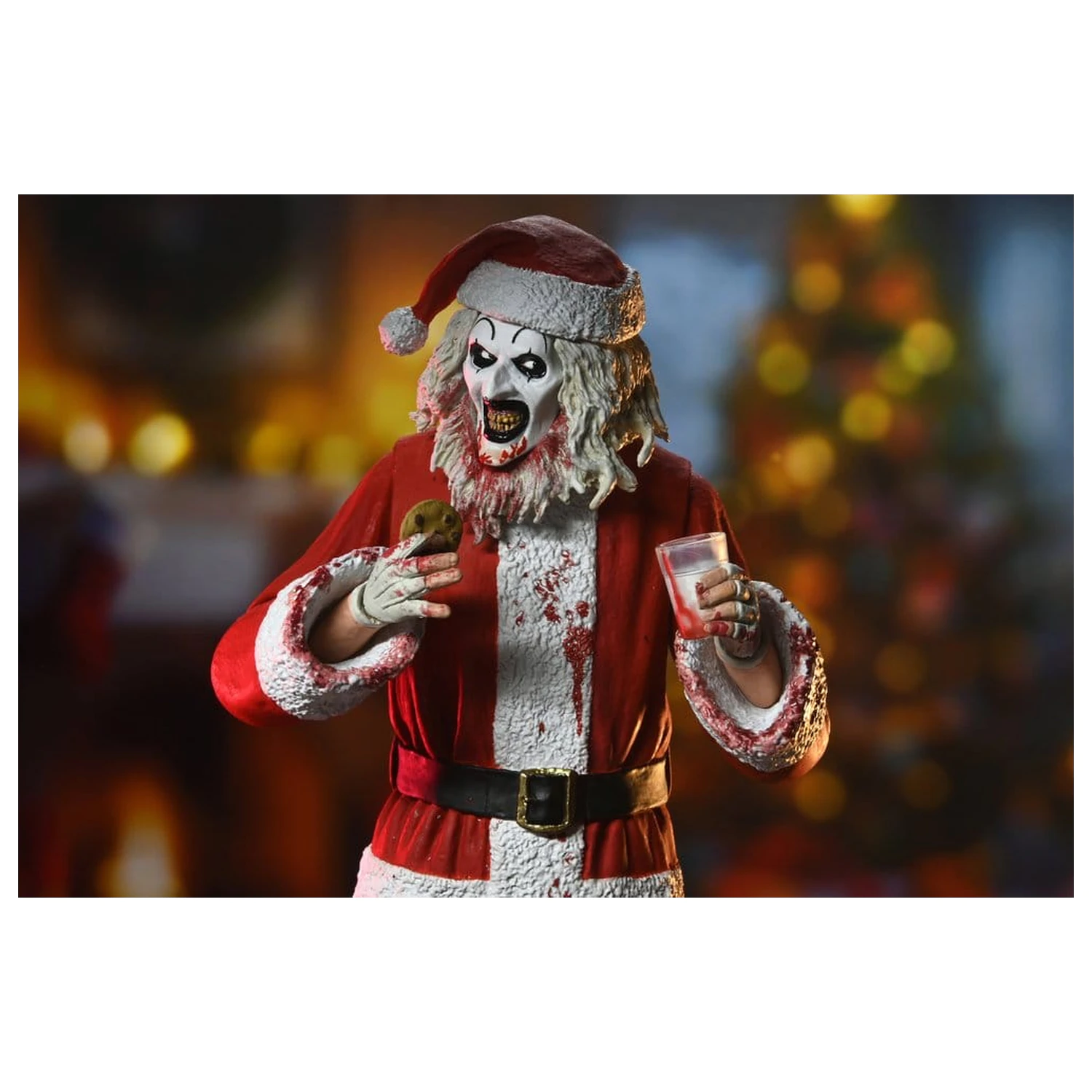Terrifier 3 Action Figure Ultimate Santa Suit Art the Clown (Bloody Version) 18 centimetrov fotografija izdelka