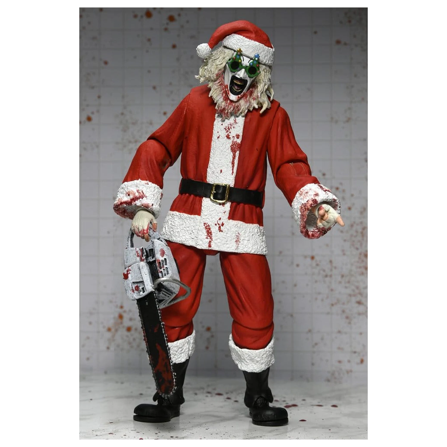 Terrifier 3 Action Figure Ultimate Santa Suit Art the Clown (Bloody Version) 18 centimetrov fotografija izdelka