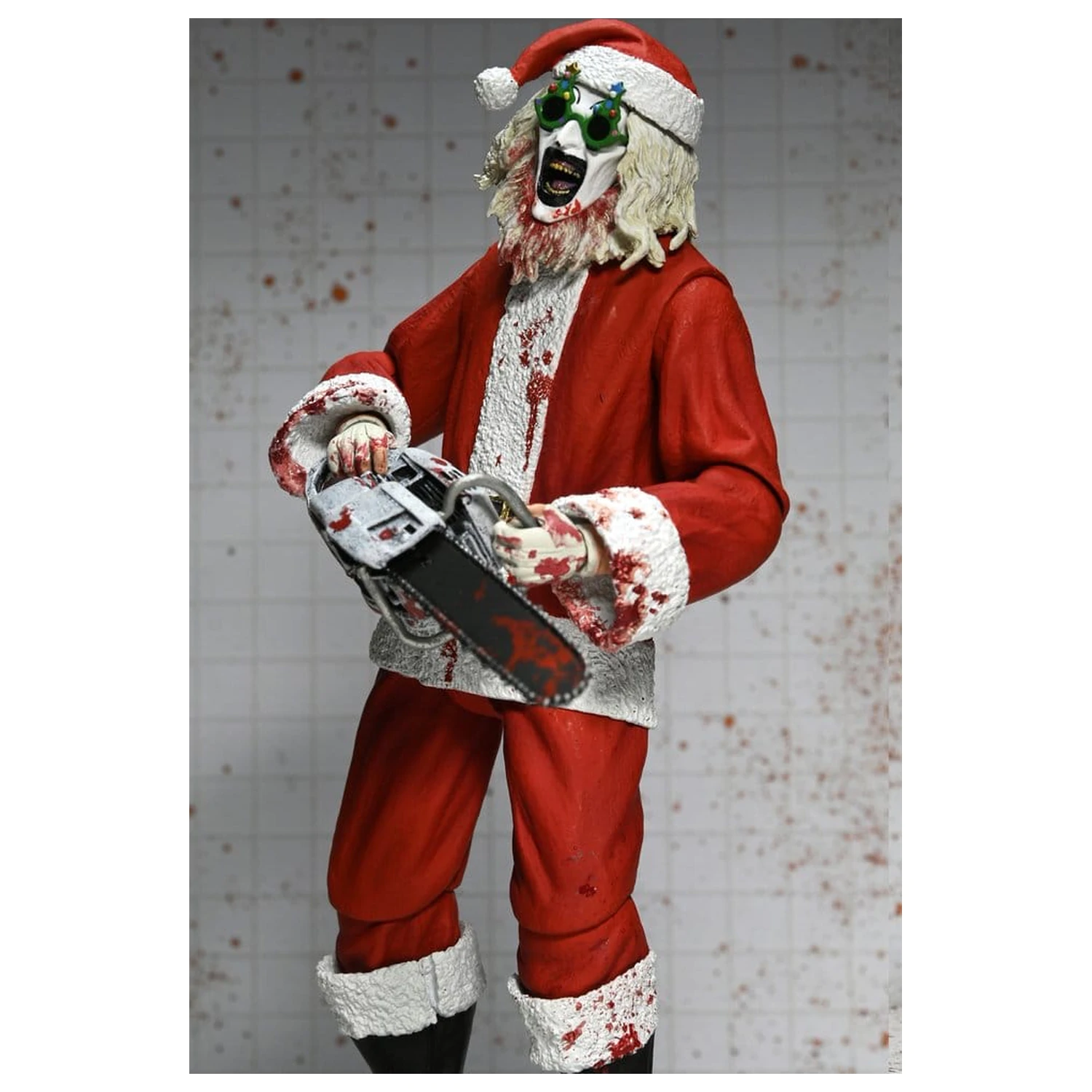 Terrifier 3 Action Figure Ultimate Santa Suit Art the Clown (Bloody Version) 18 centimetrov fotografija izdelka