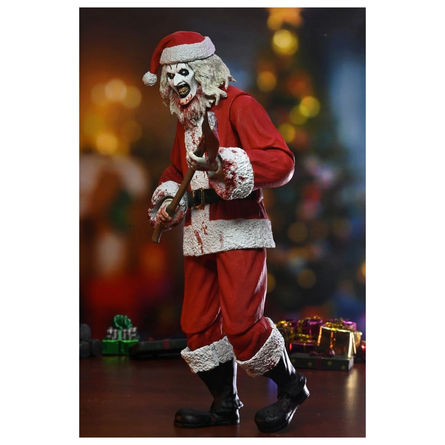 Terrifier 3 Action Figure Ultimate Santa Suit Art the Clown (Bloody Version) 18 centimetrov fotografija izdelka