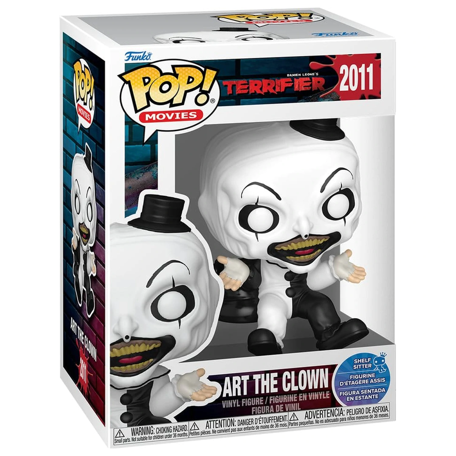 Terrifier Funko POP! Movies vinilna figura Art the Clown (Horror Sitters) 9 cm fotografija izdelka