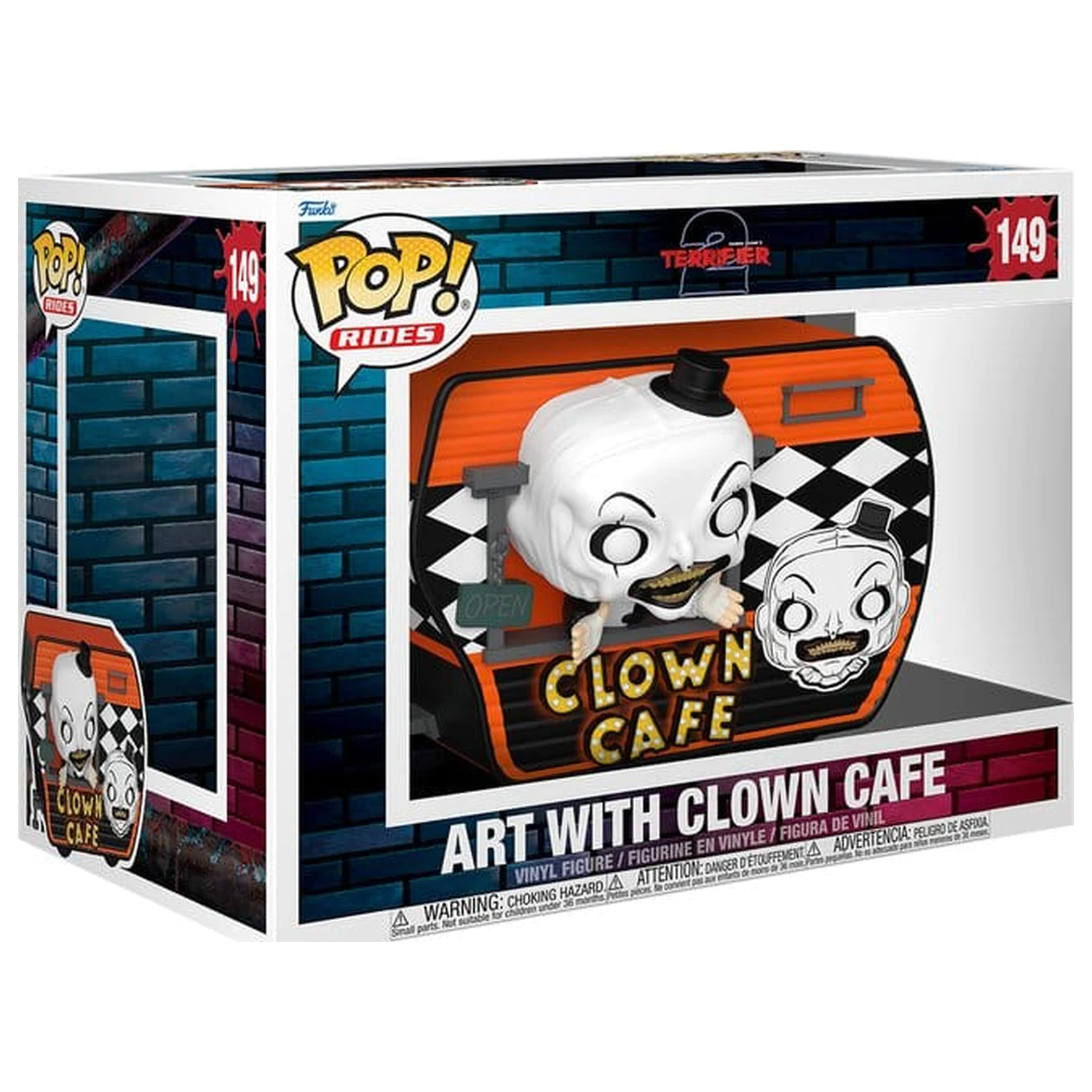 Terrifier Funko POP! Rides Super Deluxe Vinilna Figura Kavarna z Umetnostjo 15 cm fotografija izdelka