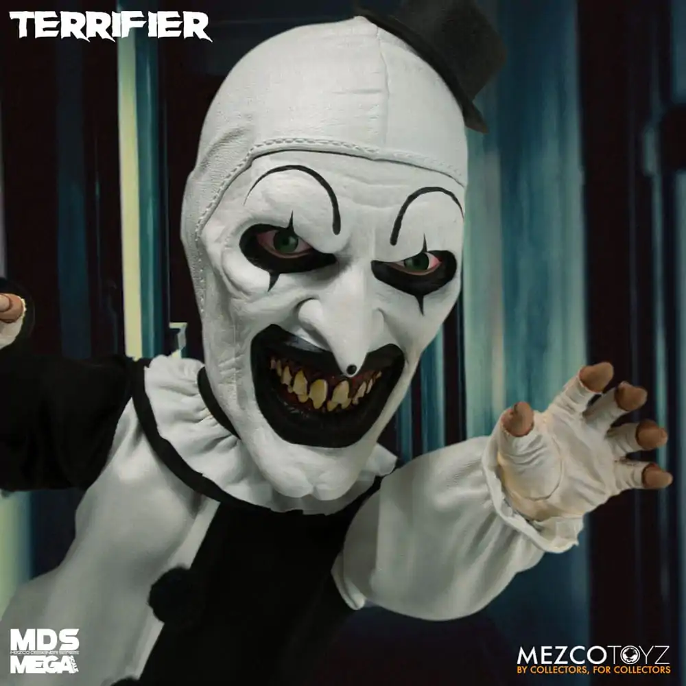 Terrifier MDS Mega Scale Plišasta Lutka Art the Clown z Zvokom 38 cm fotografija izdelka