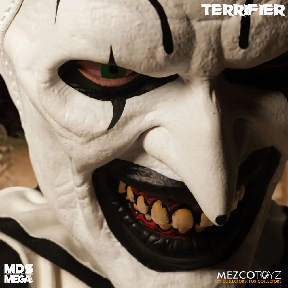 Terrifier MDS Mega Scale Plišasta Lutka Art the Clown z Zvokom 38 cm fotografija izdelka