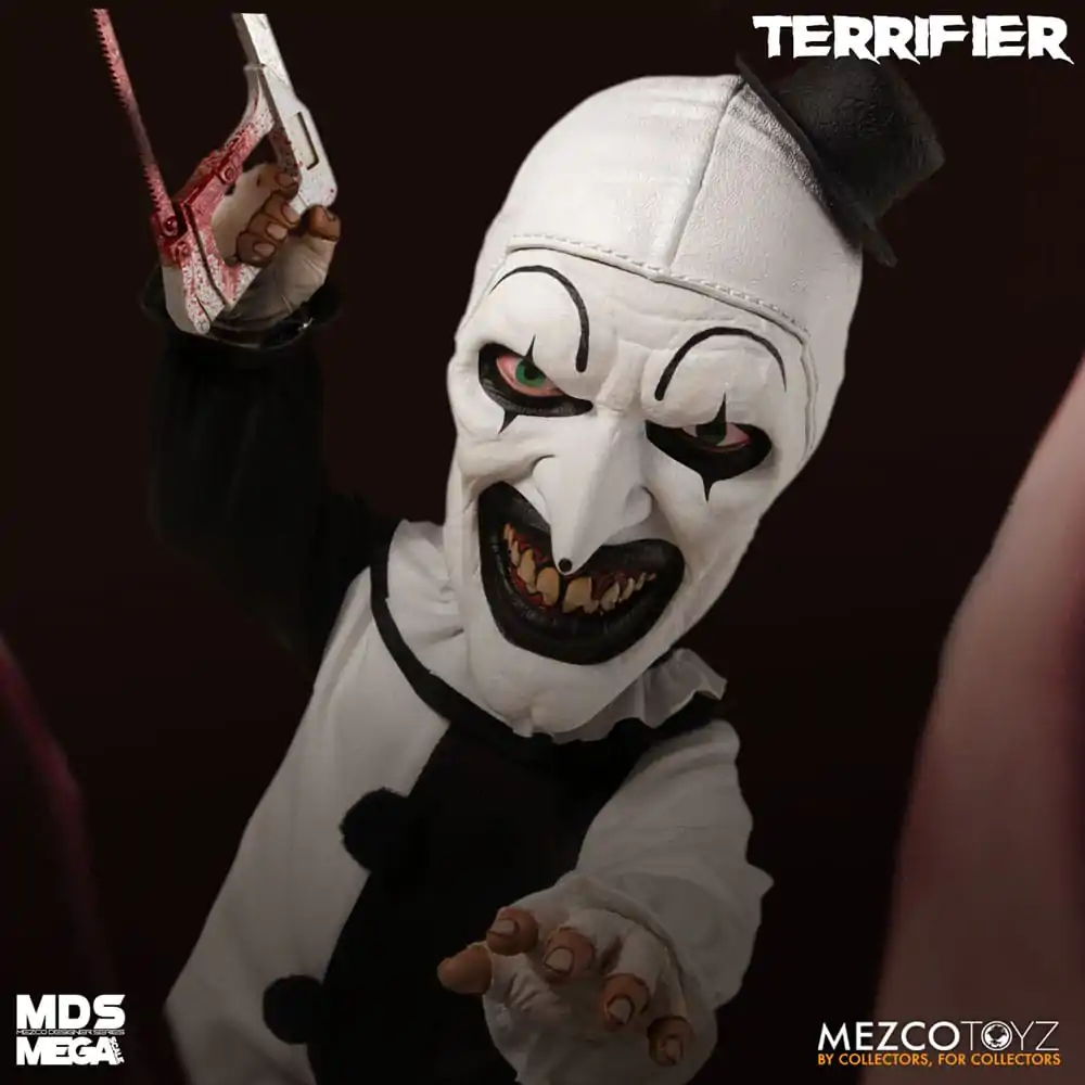 Terrifier MDS Mega Scale Plišasta Lutka Art the Clown z Zvokom 38 cm fotografija izdelka