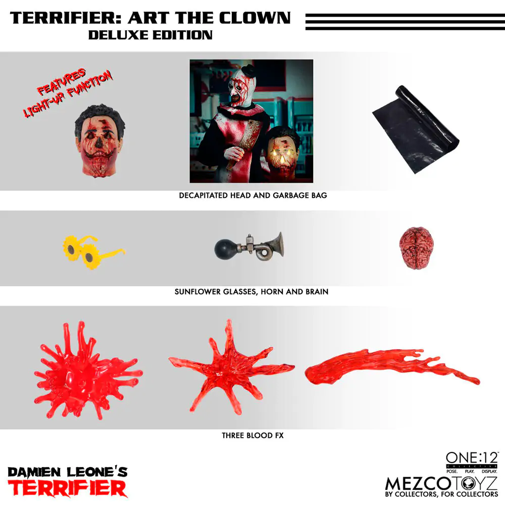 Terrifier One:12 Art the Clown figura 18 cm fotografija izdelka