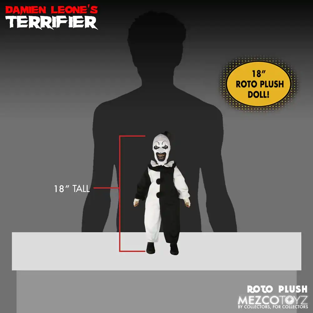 Terrifier Roto plišasta figura Art the Clown 46 cm fotografija izdelka