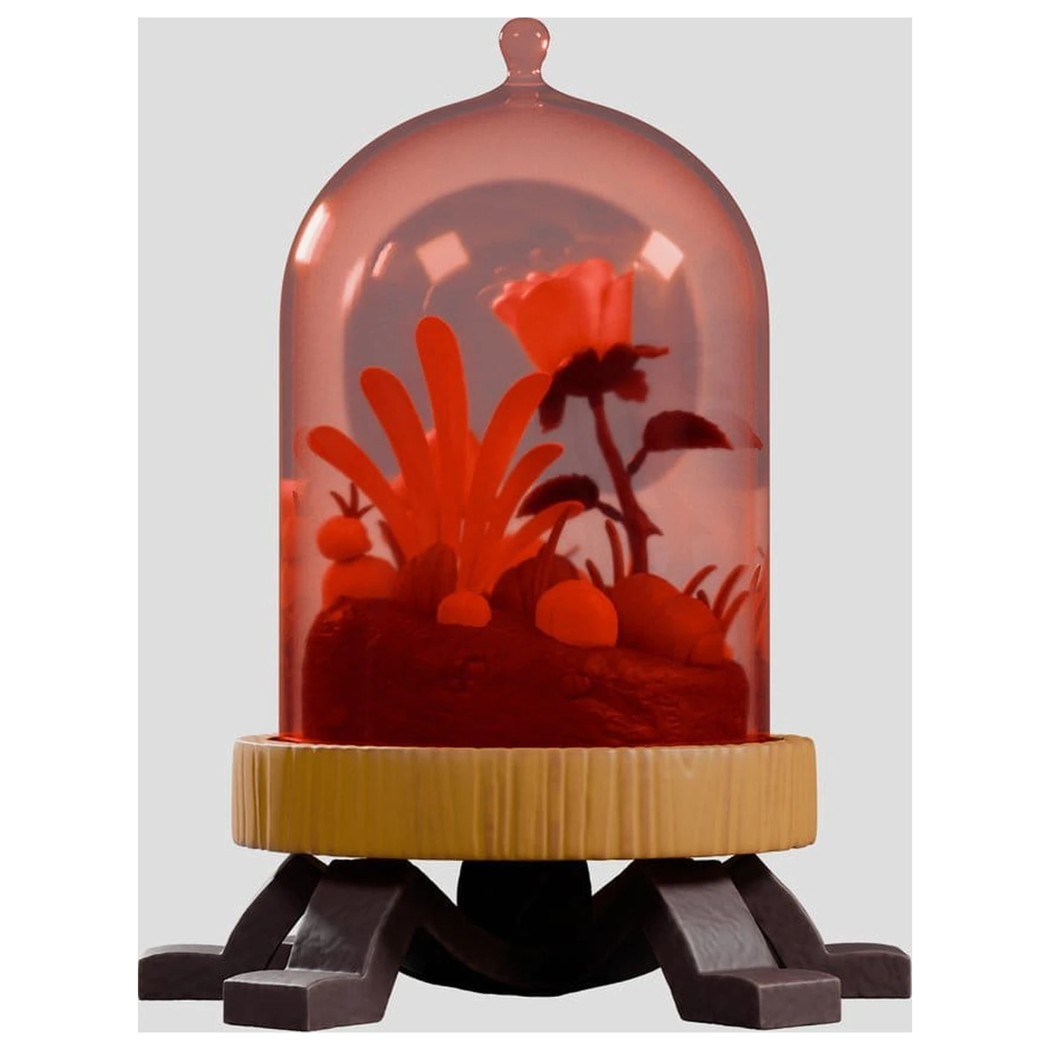 Terrorium PVC figura Raka Cloche (sveti v temi) 16 cm fotografija izdelka