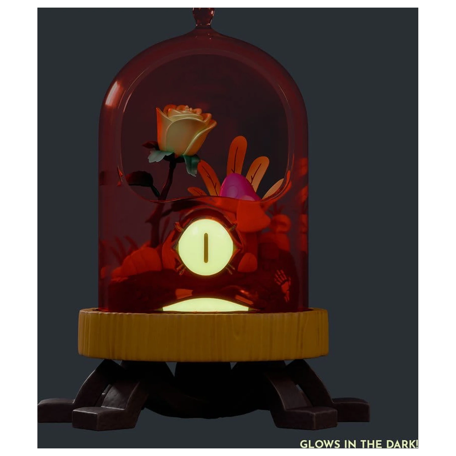 Terrorium PVC figura Raka Cloche (sveti v temi) 16 cm fotografija izdelka