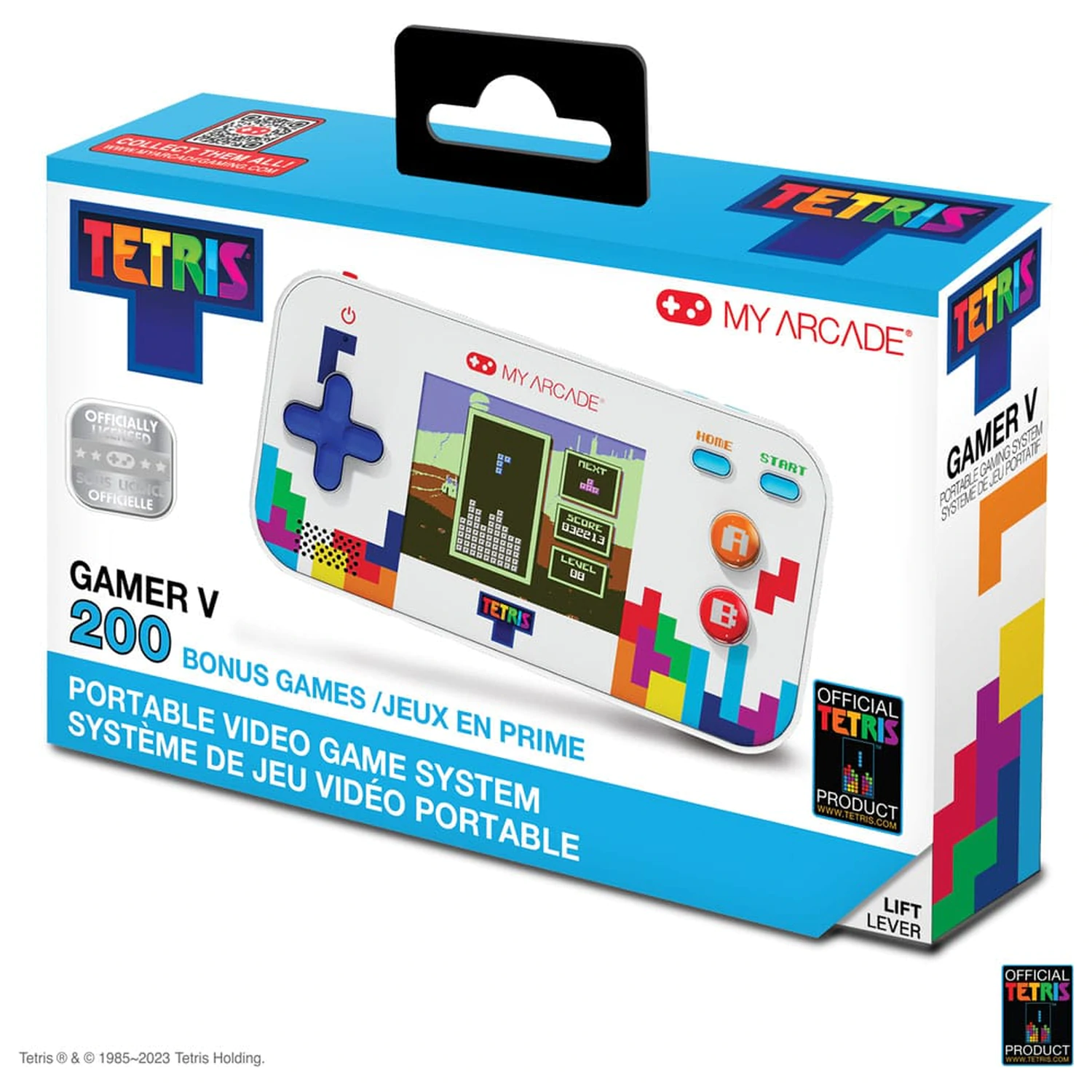 Tetris Prenosni Video Gaming Sistem Gamer V fotografija izdelka