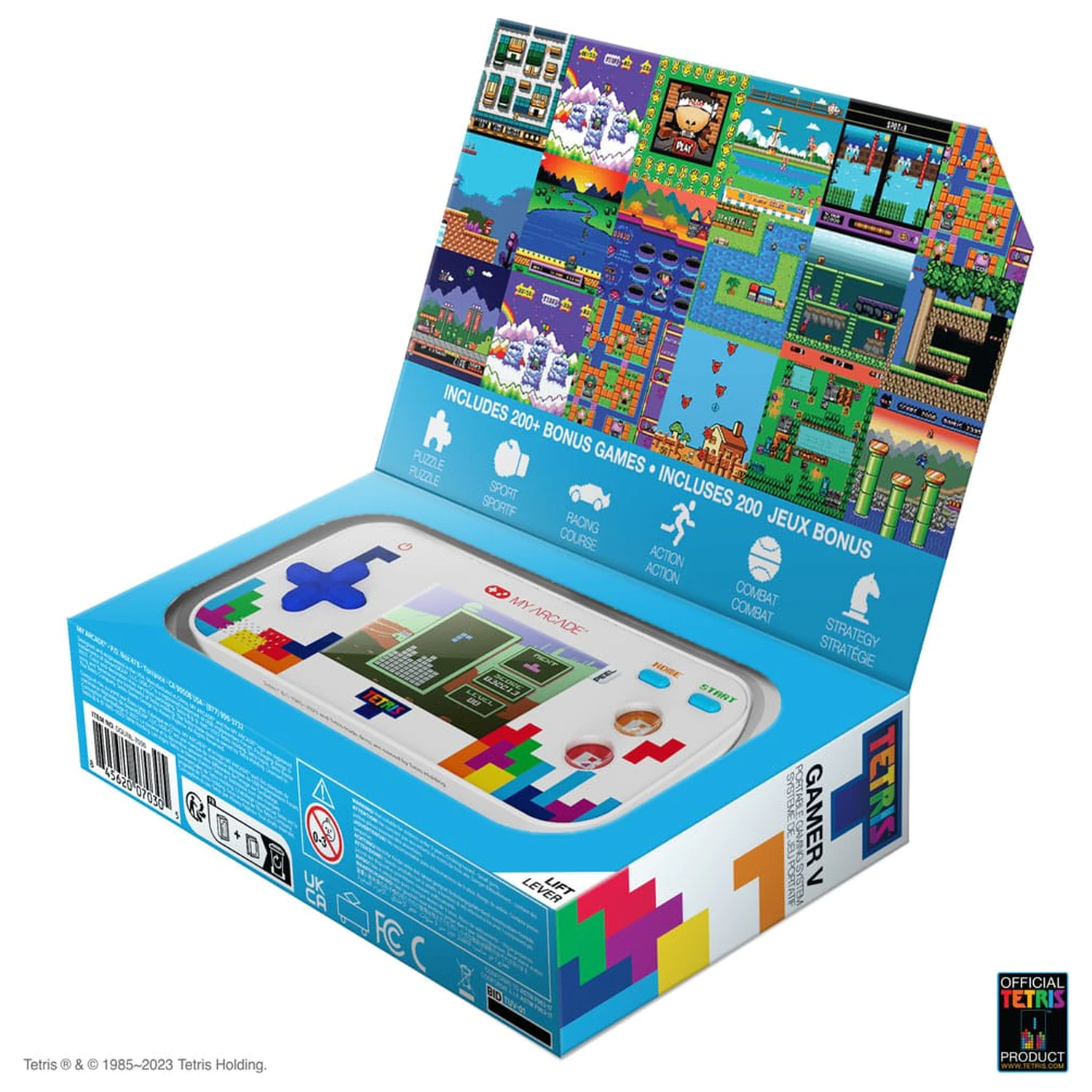 Tetris Prenosni Video Gaming Sistem Gamer V fotografija izdelka