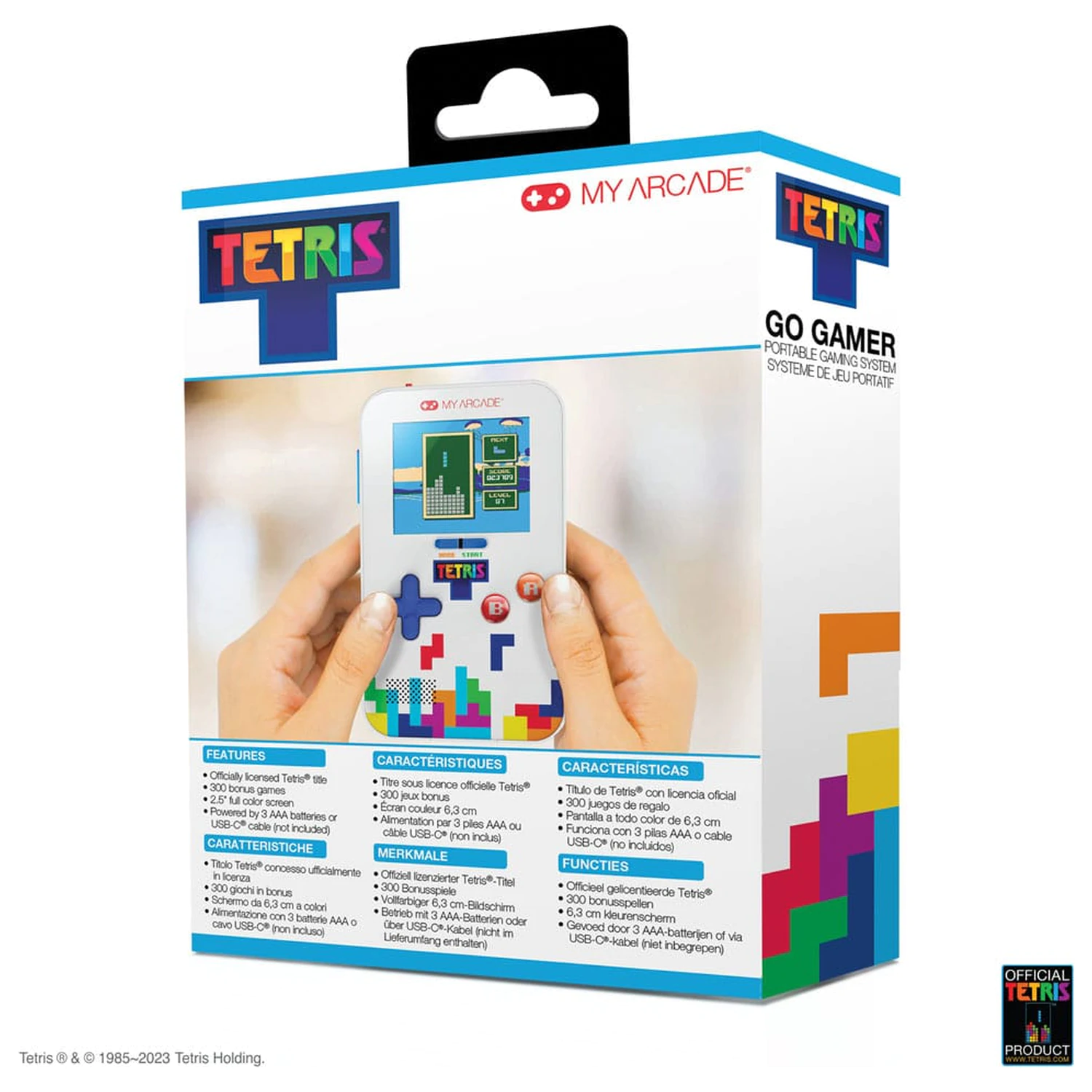 Tetris prenosni video igralni sistem Go Gamer fotografija izdelka