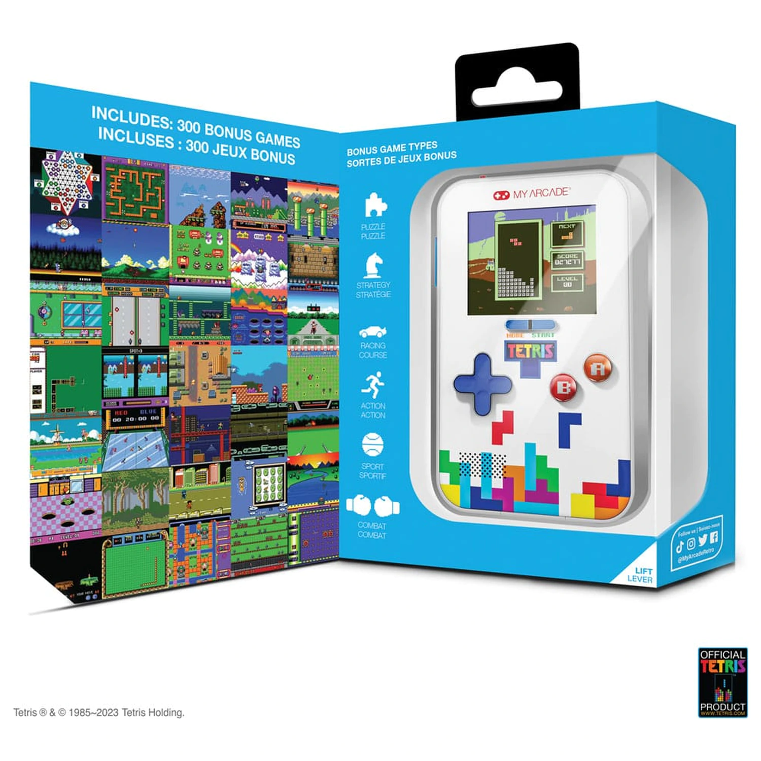 Tetris prenosni video igralni sistem Go Gamer fotografija izdelka
