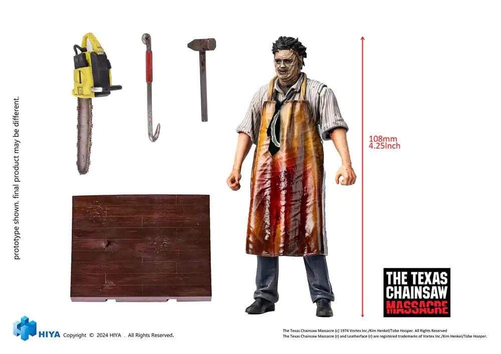 Texas Chainsaw Massacre (1974) Exquisite Mini akcijska figura 1/18 Killing Mask 11 cm fotografija izdelka