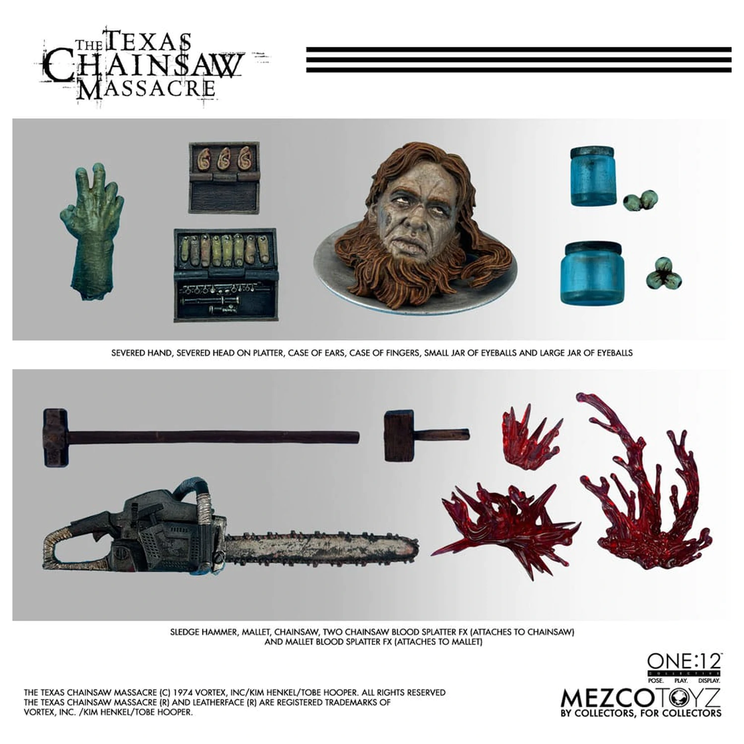 Texas Chainsaw Massacre (2003) akcijska figura 1/12 Leatherface 17 cm fotografija izdelka