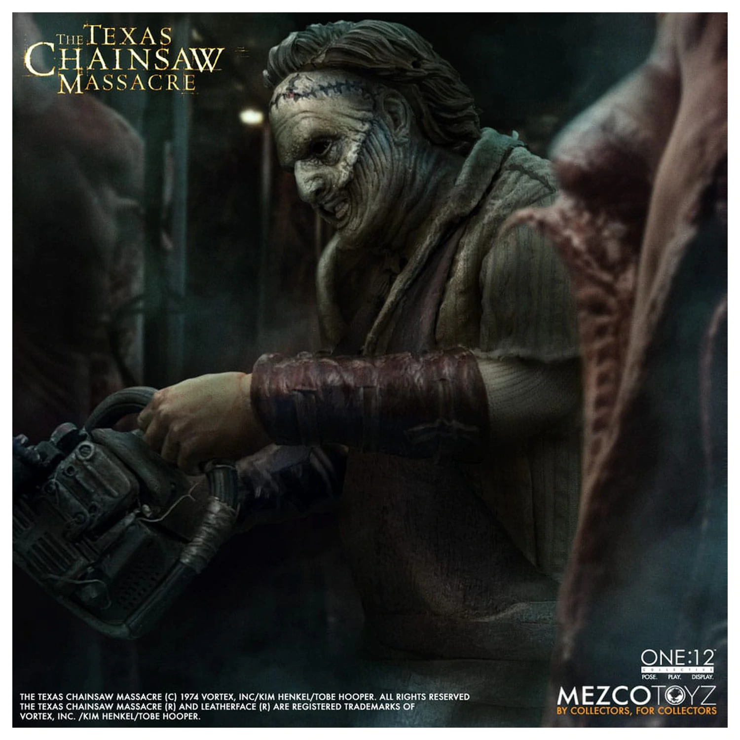 Texas Chainsaw Massacre (2003) akcijska figura 1/12 Leatherface 17 cm fotografija izdelka